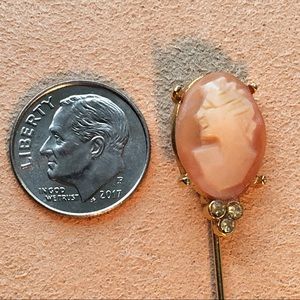 Vintage Cameo Stick Pin